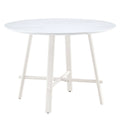 Table de salle à manger ronde moderne et minimaliste de 42 pouces