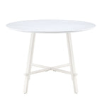Table de salle à manger ronde moderne et minimaliste de 42 pouces