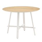 Table de salle à manger ronde moderne et minimaliste de 42 pouces