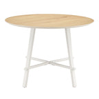 Table de salle à manger ronde moderne et minimaliste de 42 pouces