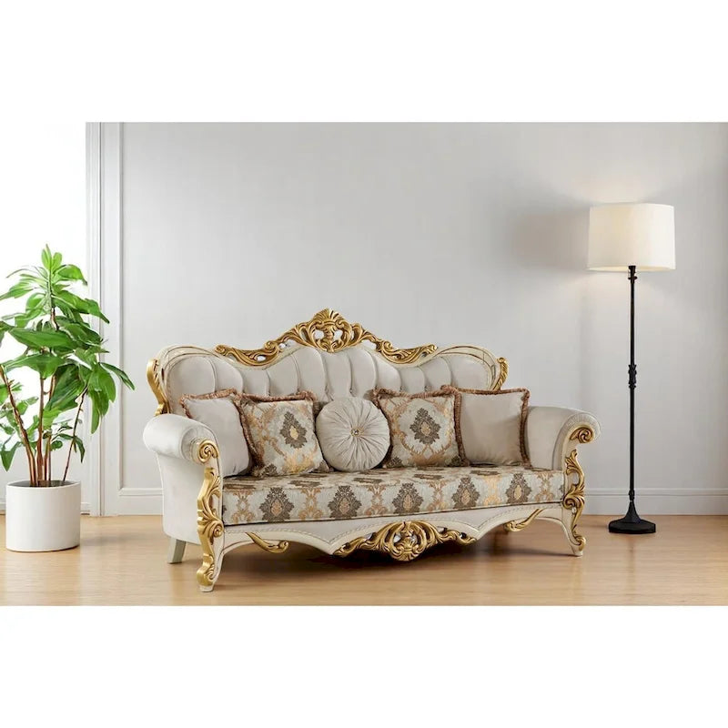 Ensemble de salon Dorena 2 pièces : 2 canapés et 2 fauteuils