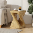 Table d'appoint MGO Twist Shape, texture bois