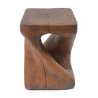 Table d'appoint MGO Twist Shape, texture bois