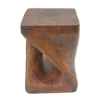 Table d'appoint MGO Twist Shape, texture bois