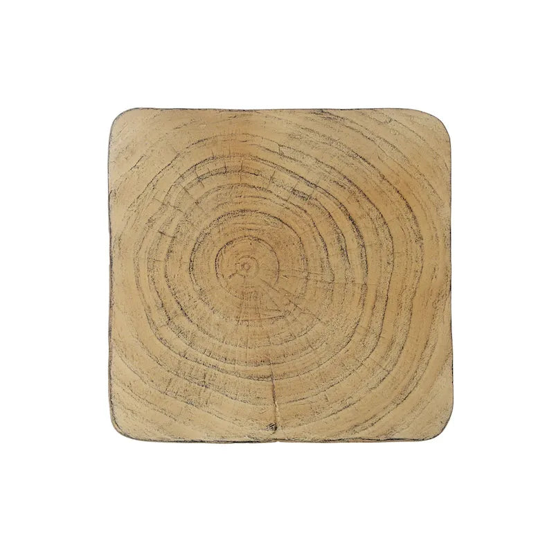 Table d'appoint MGO Twist Shape, texture bois