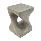 Table d'appoint MGO Twist Shape, texture bois