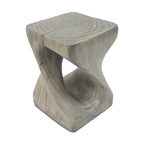 Table d'appoint MGO Twist Shape, texture bois