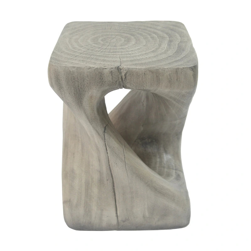 Table d'appoint MGO Twist Shape, texture bois