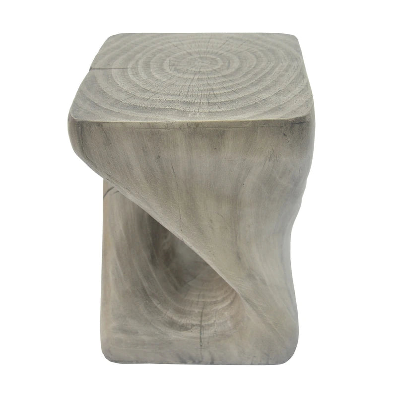 Table d'appoint MGO Twist Shape, texture bois
