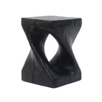 Table d'appoint MGO Twist Shape, texture bois