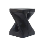 Table d'appoint MGO Twist Shape, texture bois