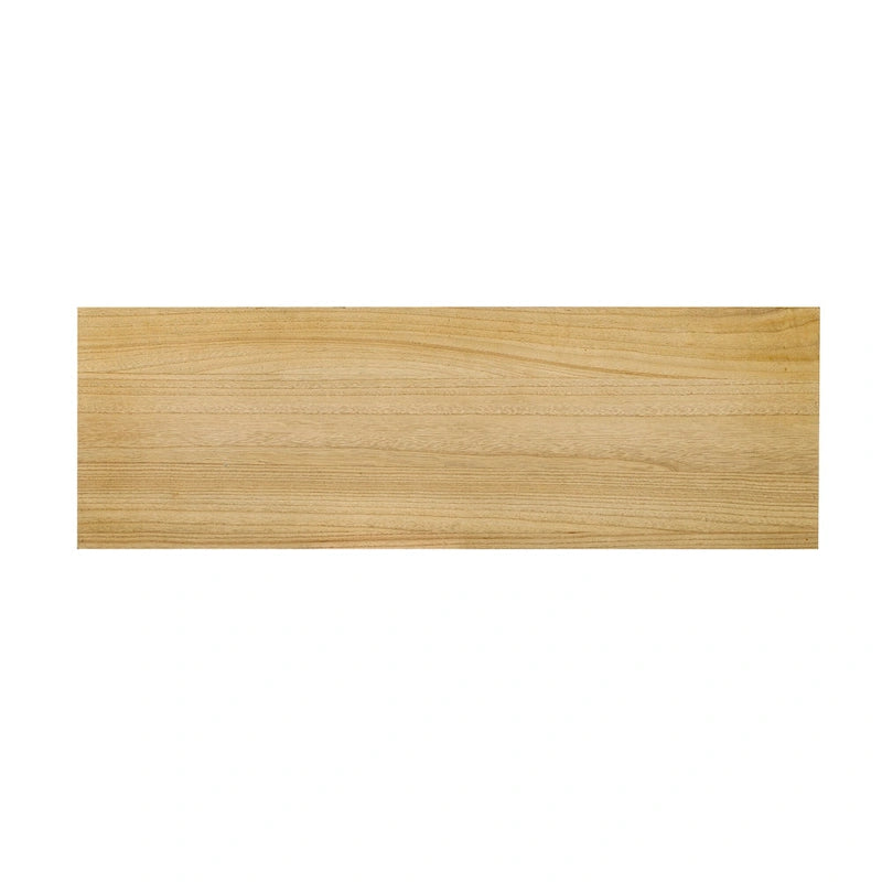 Console rétro en MDF de 45,5 cm avec détails dorés, 2 tiroirs de rangement et motif géométrique