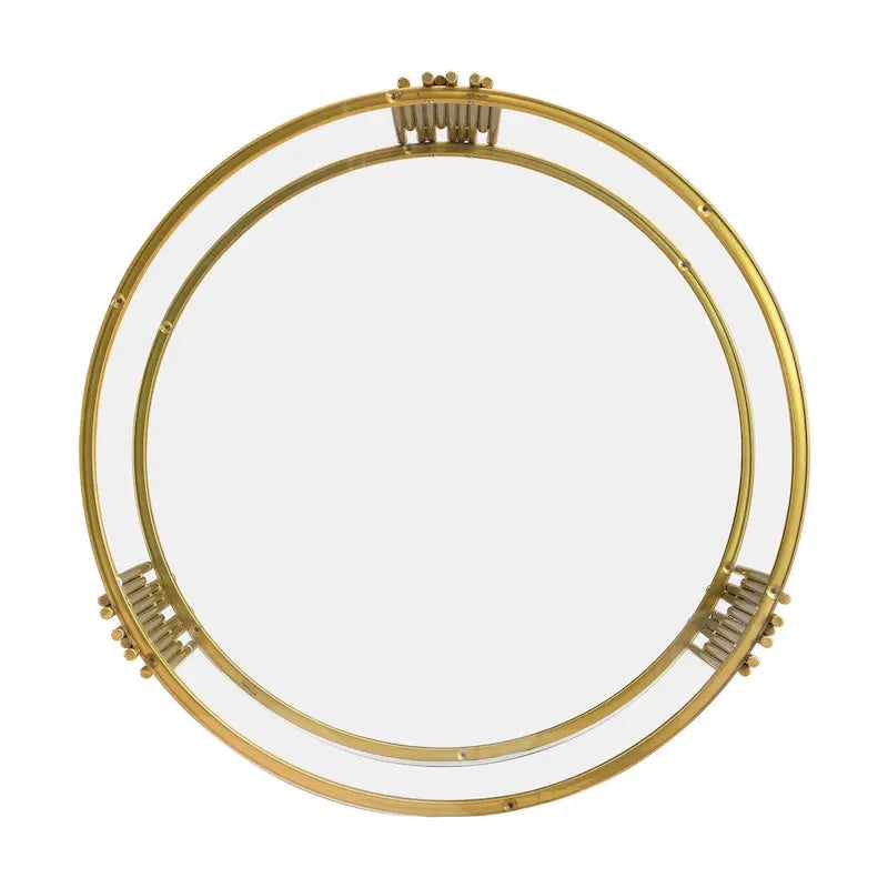 Table basse en verre trempé de 31,5 pouces avec design asymétrique en métal et étagère inférieure