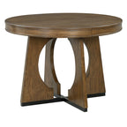 Ensemble de salle à manger vintage 5 pièces avec table extensible et 4 chaises