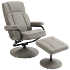 Fauteuil inclinable pivotant à dossier haut 30 avec repose-pieds