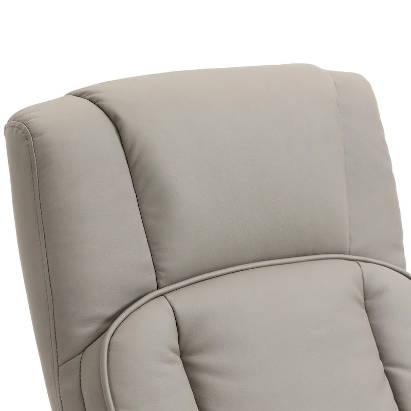 Fauteuil inclinable pivotant à dossier haut 30 avec repose-pieds