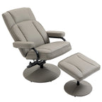 Fauteuil inclinable pivotant à dossier haut 30 avec repose-pieds