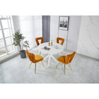 22.04 Fauteuils d'appoint avec pieds en fer (lot de 2)