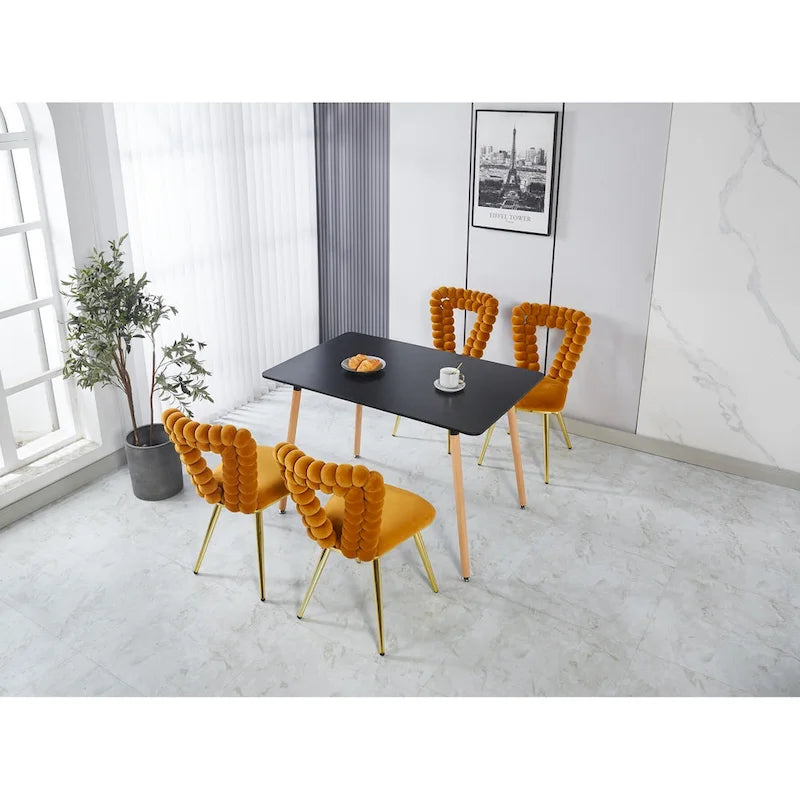 22.04 Fauteuils d'appoint avec pieds en fer (lot de 2)