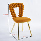 22.04 Fauteuils d'appoint avec pieds en fer (lot de 2)