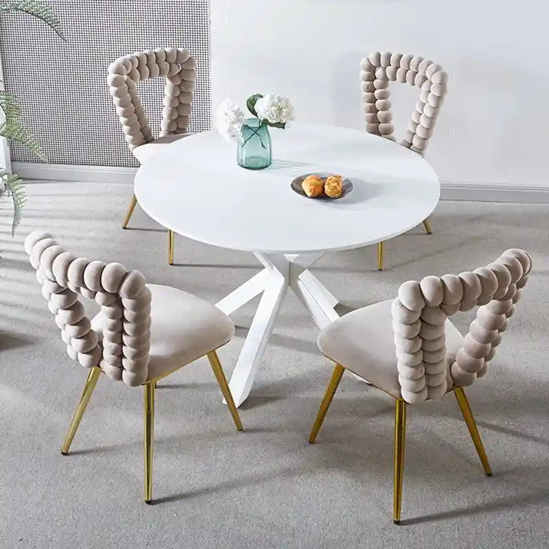 22.04 Fauteuils d'appoint avec pieds en fer (lot de 2)
