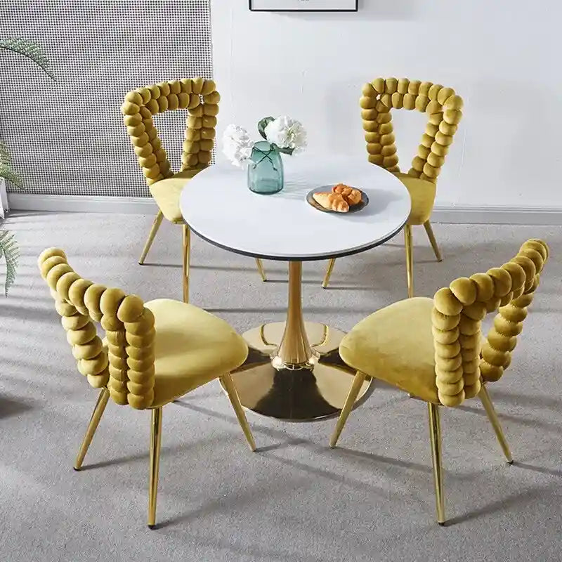 22.04 Fauteuils d'appoint avec pieds en fer (lot de 2)