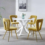 22.04 Fauteuils d'appoint avec pieds en fer (lot de 2)