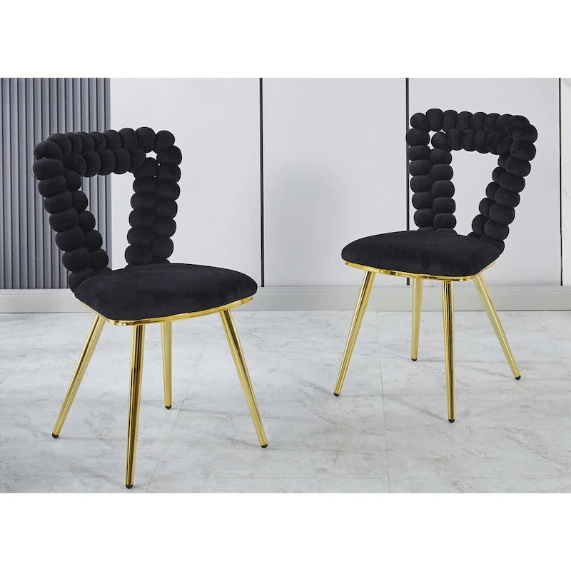 22.04 Fauteuils d'appoint avec pieds en fer (lot de 2)