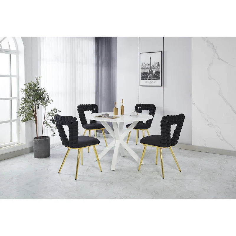 22.04 Fauteuils d'appoint avec pieds en fer (lot de 2)