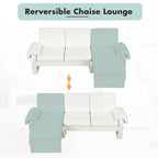 Canapé-lit futon en chenille 94.1, en forme de L, avec dossier réglable et méridienne réversible.