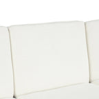 Canapé-lit futon en chenille 94.1, en forme de L, avec dossier réglable et méridienne réversible.
