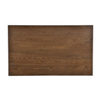 Ensemble de salle à manger en bois 6 pièces avec table, 4 chaises et banc, table avec tiroir