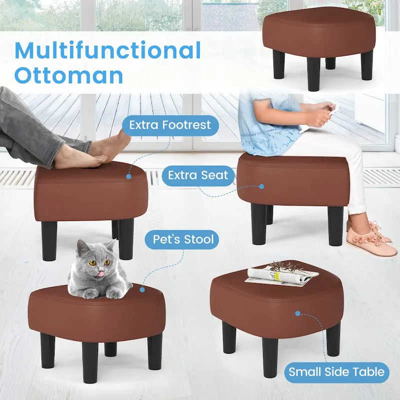 Fauteuil pivotant moderne avec repose-pieds pour salon ou chambre à coucher