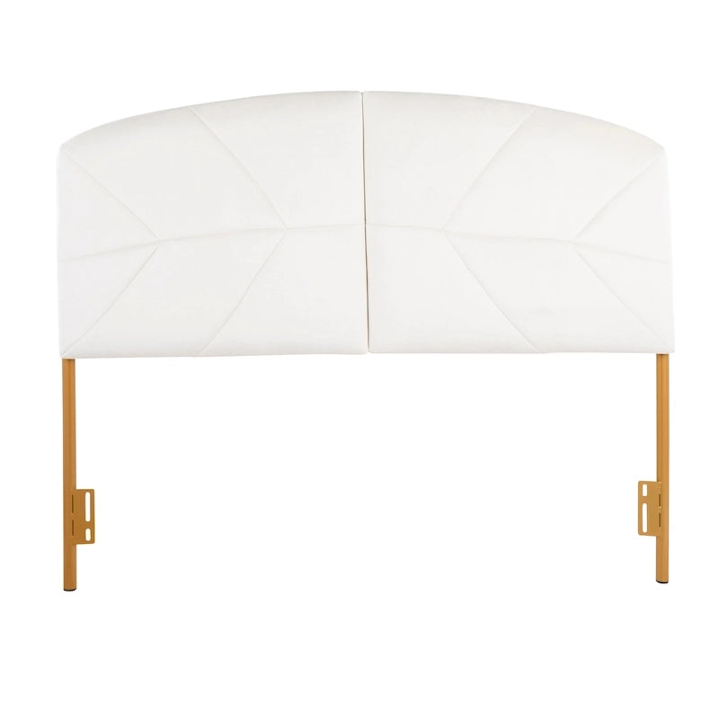 Tête de lit capitonnée Silver Orchid Ralston Queen