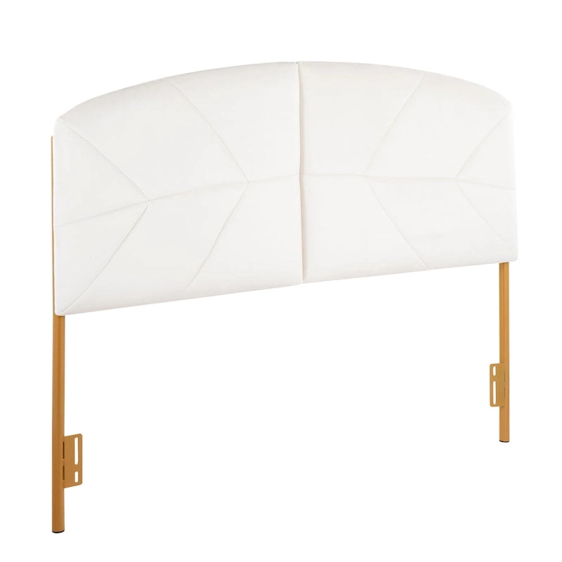 Tête de lit capitonnée Silver Orchid Ralston Queen