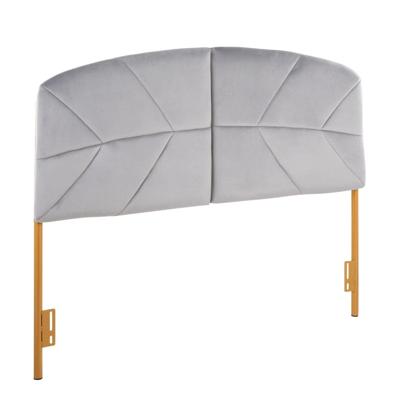 Tête de lit capitonnée Silver Orchid Ralston Queen
