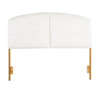 Tête de lit capitonnée Silver Orchid Ralston Queen