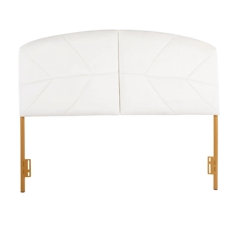 Tête de lit capitonnée Silver Orchid Ralston Queen