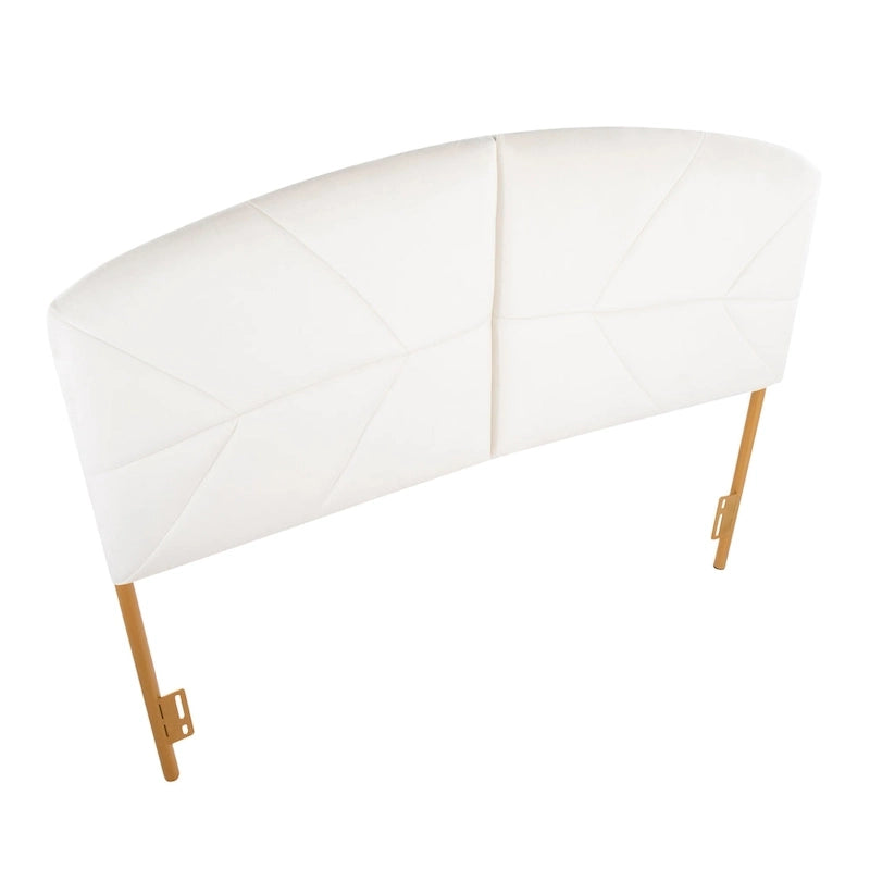 Tête de lit capitonnée Silver Orchid Ralston Queen