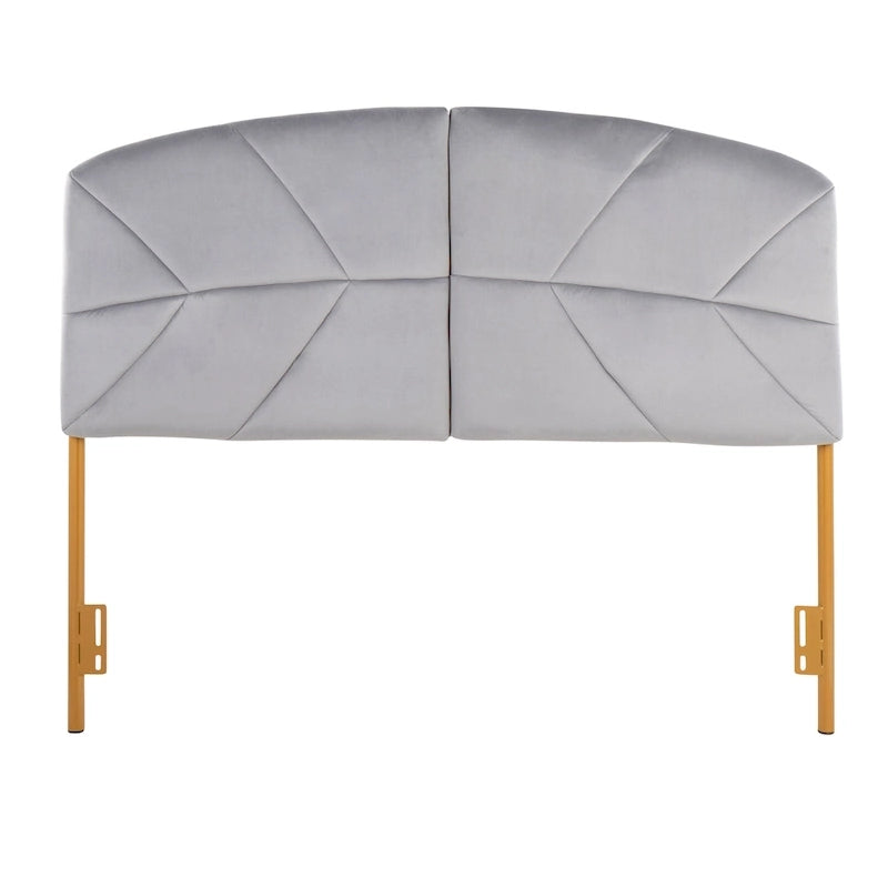 Tête de lit capitonnée Silver Orchid Ralston Queen