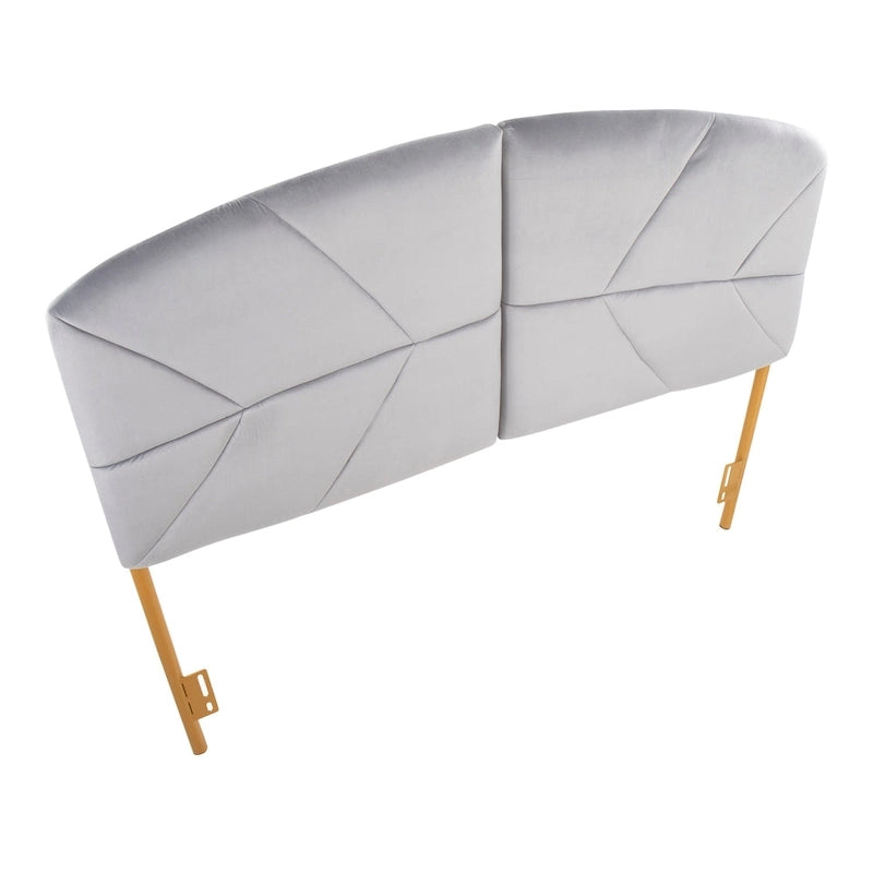 Tête de lit capitonnée Silver Orchid Ralston Queen