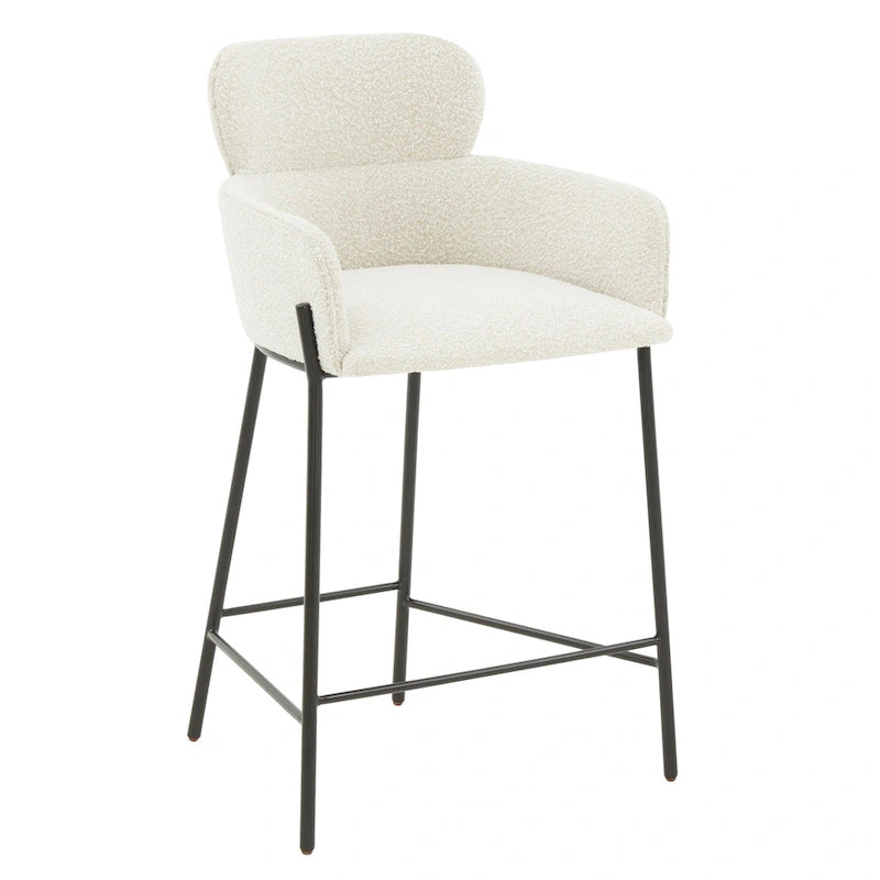 Tabouret de bar SAFAVIEH Couture Sejada 66 cm (26 po) - 58,4 cm (23 po) L x 53,3 cm (21 po) P x 96,5 cm (38 po) H