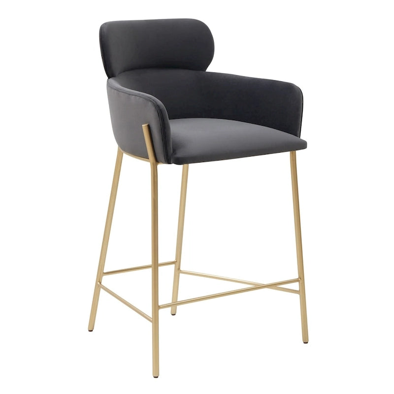 Tabouret de bar SAFAVIEH Couture Sejada 66 cm (26 po) - 58,4 cm (23 po) L x 53,3 cm (21 po) P x 96,5 cm (38 po) H