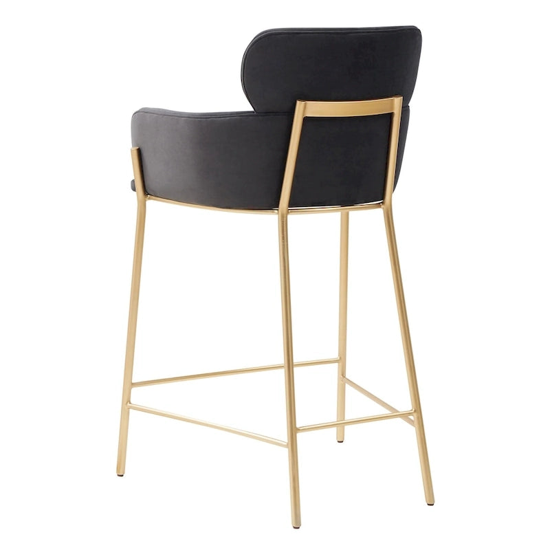Tabouret de bar SAFAVIEH Couture Sejada 66 cm (26 po) - 58,4 cm (23 po) L x 53,3 cm (21 po) P x 96,5 cm (38 po) H