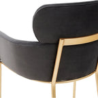 Tabouret de bar SAFAVIEH Couture Sejada 66 cm (26 po) - 58,4 cm (23 po) L x 53,3 cm (21 po) P x 96,5 cm (38 po) H
