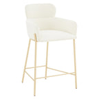 Tabouret de bar SAFAVIEH Couture Sejada 66 cm (26 po) - 58,4 cm (23 po) L x 53,3 cm (21 po) P x 96,5 cm (38 po) H