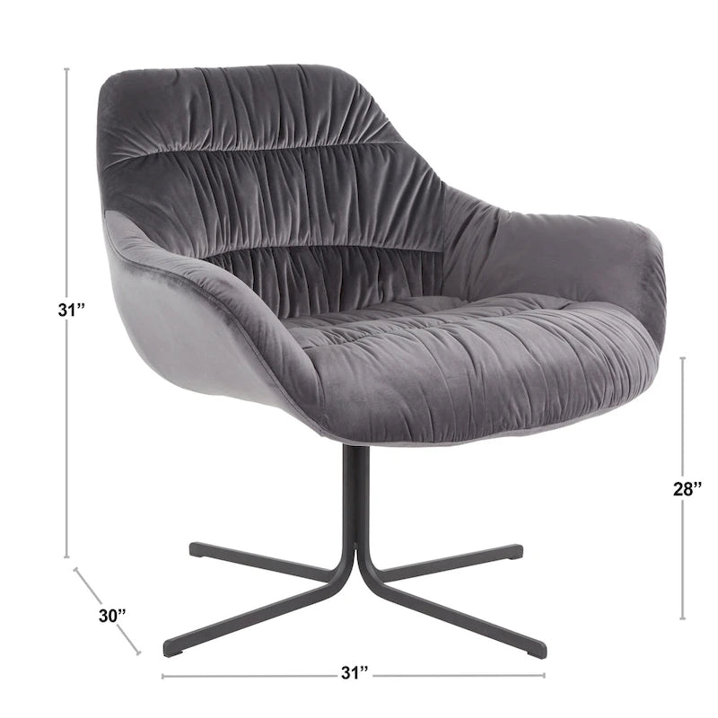 Fauteuil pivotant Wayne de Carson Carrington