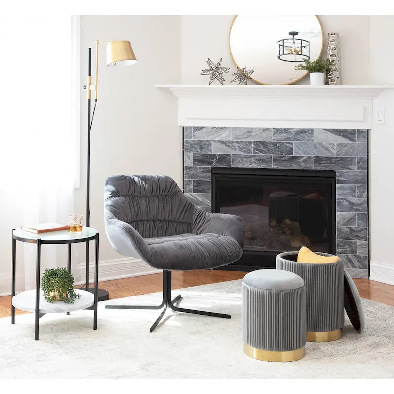 Fauteuil pivotant Wayne de Carson Carrington