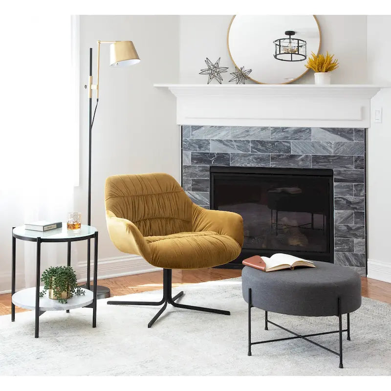 Fauteuil pivotant Wayne de Carson Carrington