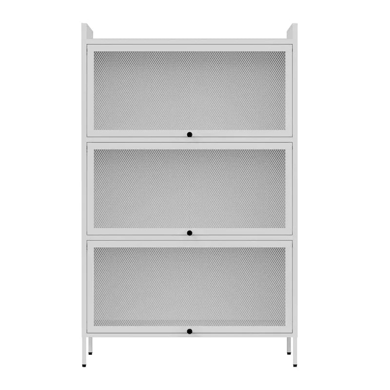 Armoire de rangement pour garde-manger avec portes et portes rétractables